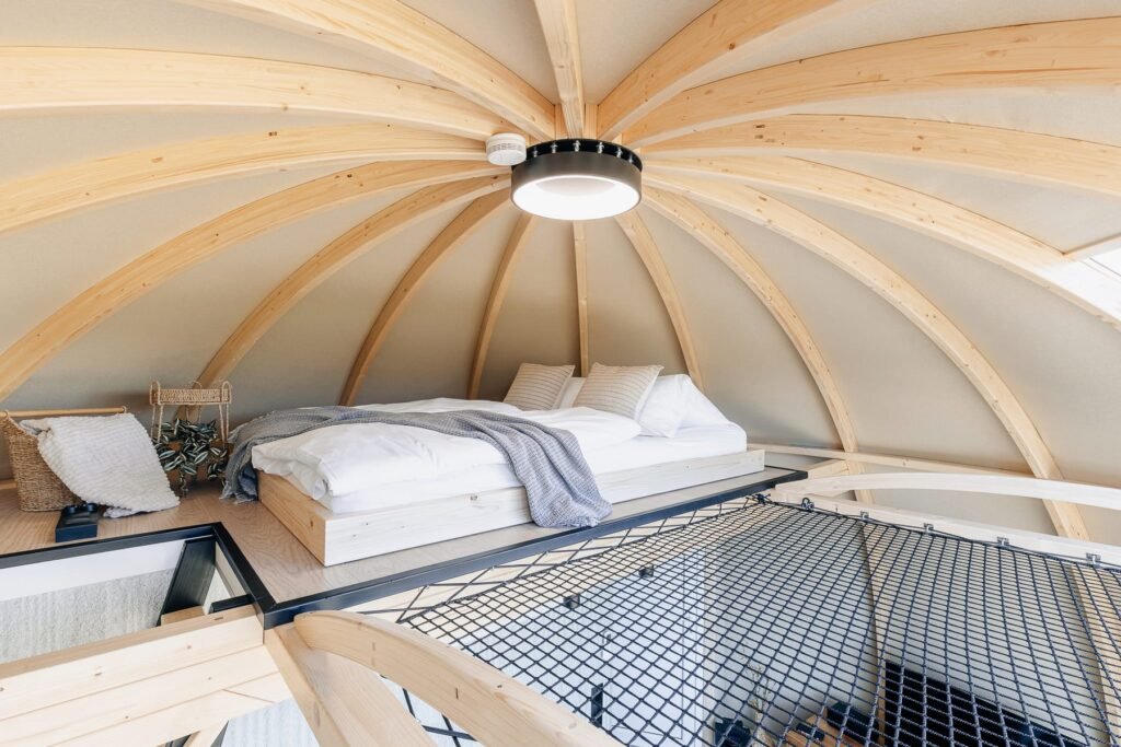 mit integrierter Hängenetz-Relaxzone